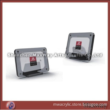 Silver Gray High Grade Desk Top Acrylic Photo/Picture Frame